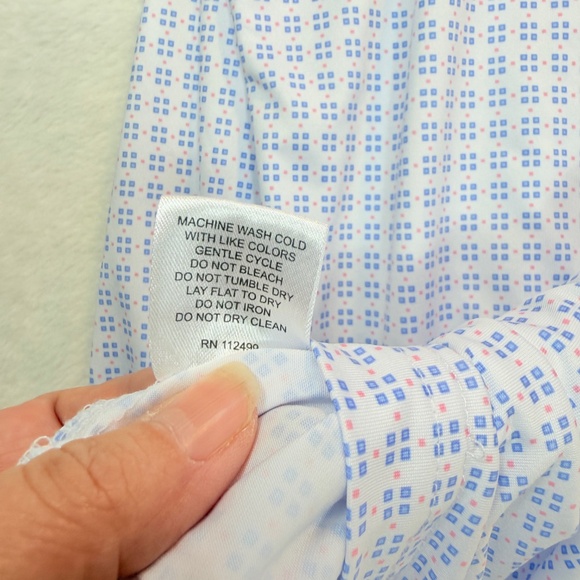 Tailorbyrd Golf Polo Mens Size XXL White Short Sleeve Performance Geometric - Picture 4 of 8